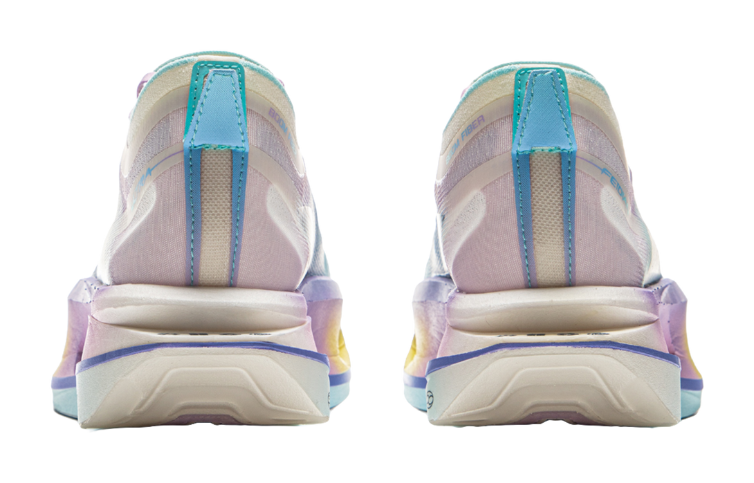 LiNing Feidian 5 ULTRA Cushioning, Slip Resistant, Abrasion Resistant, Rebound Low top Running Shoes Unisex Blue Purple 