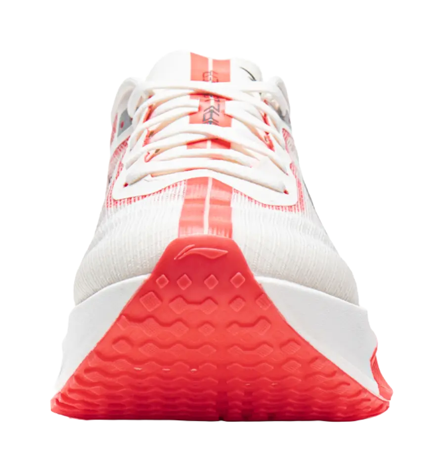 LiNing Feidian 6 Challenger Women - Carbon Plate Running Shoes Champagne White  VJSNEAKER