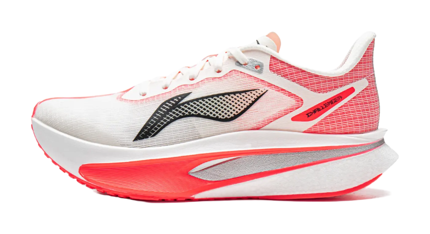 LiNing Feidian 6 Challenger Women - Carbon Plate Running Shoes Champagne White  VJSNEAKER