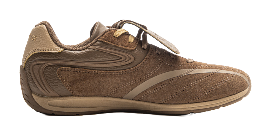 LiNing Film Pulse Slip Resistant, Abrasion Resistant, Lightweight Low top Casual Shoes Women's Brown 