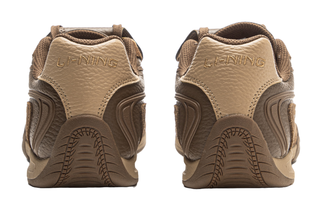 LiNing Film Pulse Slip Resistant, Abrasion Resistant, Lightweight Low top Casual Shoes Women's Brown 