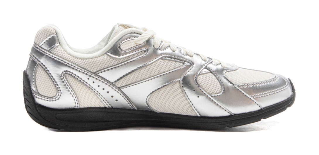 LiNing Film Retro Slip Resistant, Abrasion Resistant, Lightweight Low Top Casual Shoes Women's Silver White 