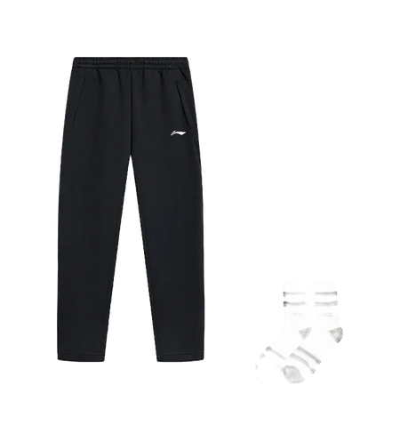 LiNing Fitness Series Casual Pants Unisex Black  vjsneaker.com