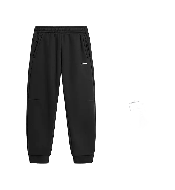 LiNing Fitness Series Knitted Sweatpants Mens Black  vjsneaker.com