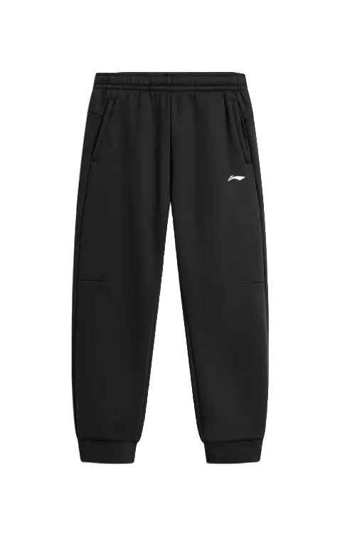 LiNing Fitness Series Knitted Sweatpants Mens Black  vjsneaker.com