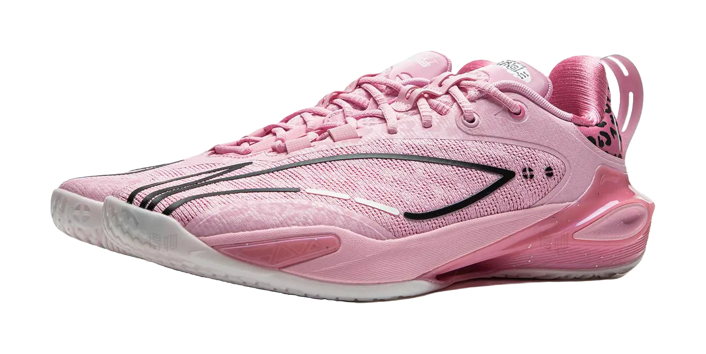 LiNing Flash Strike 11 Low top Basketball Shoes Mens Diamond Pink  vjsneaker.com