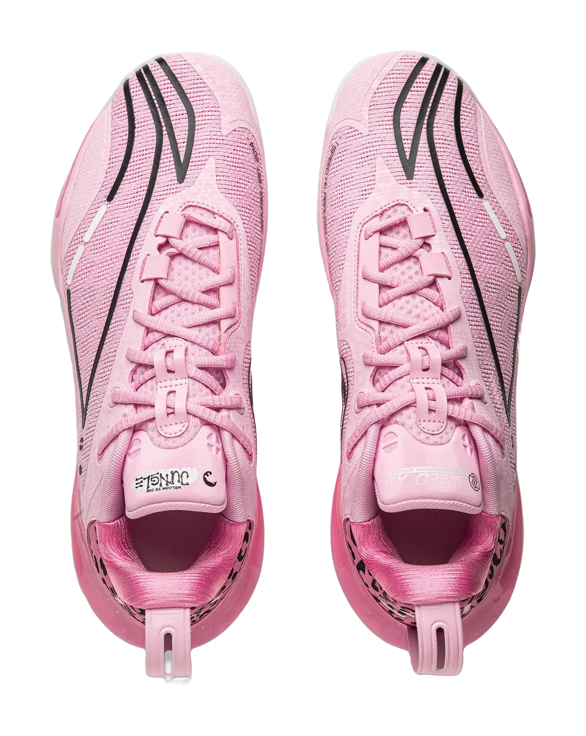 LiNing Flash Strike 11 Low top Basketball Shoes Mens Diamond Pink  vjsneaker.com