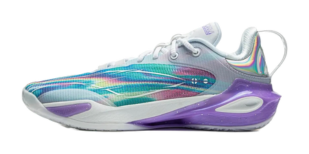 LiNing Flash Strike 11 Supportive And Elastic Low-Top Basketball Shoes Mens Blue Purple  vjsneaker.com