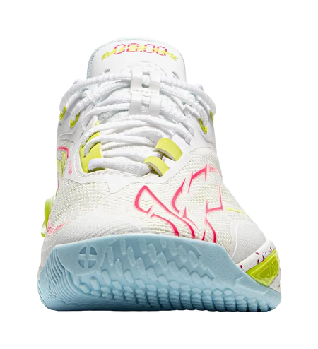 LiNing Flash Strike 11 Supportive And Elastic Low-Top Basketball Shoes Mens White Green Red  vjsneaker.com