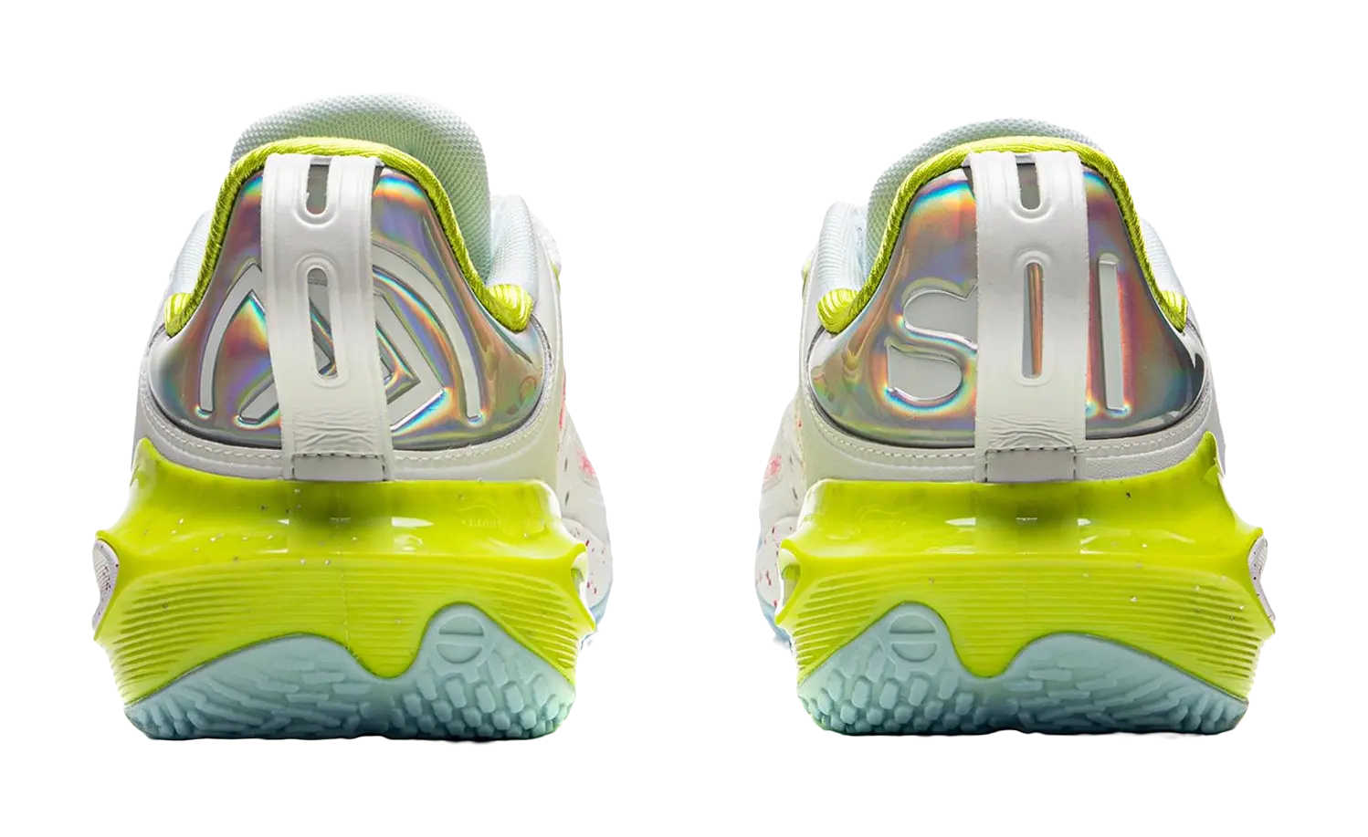 LiNing Flash Strike 11 Supportive And Elastic Low-Top Basketball Shoes Mens White Green Red  vjsneaker.com