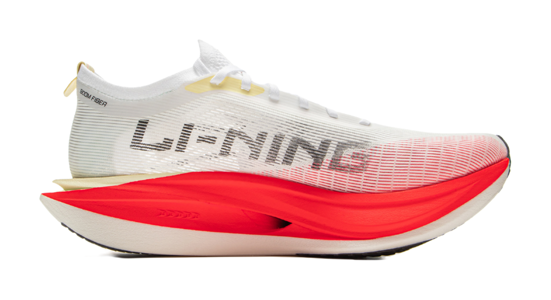 LiNing Flyco 5 ELITE Cushioned Slip-Resistant Rebound Low-Top Marathon Running Shoes Unisex Standard White 