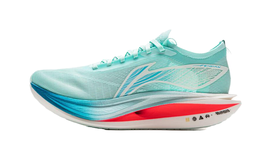 LiNing Flyco 5 ELITE Cushioning, Slip Resistant, Rebound Low Top Marathon Racing Running Shoes Unisex Island Blue 