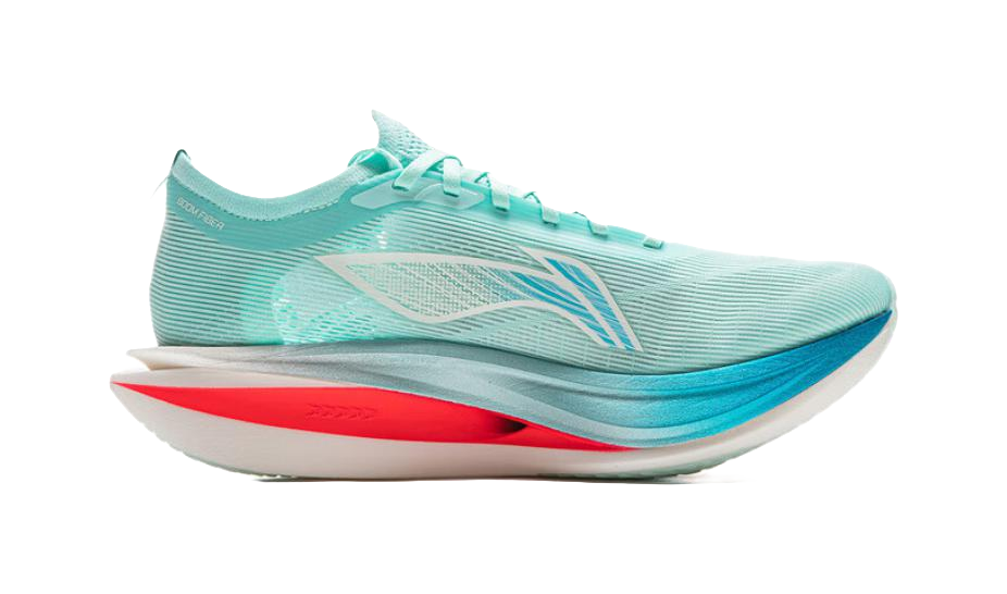 LiNing Flyco 5 ELITE Cushioning, Slip Resistant, Rebound Low Top Marathon Racing Running Shoes Unisex Island Blue 