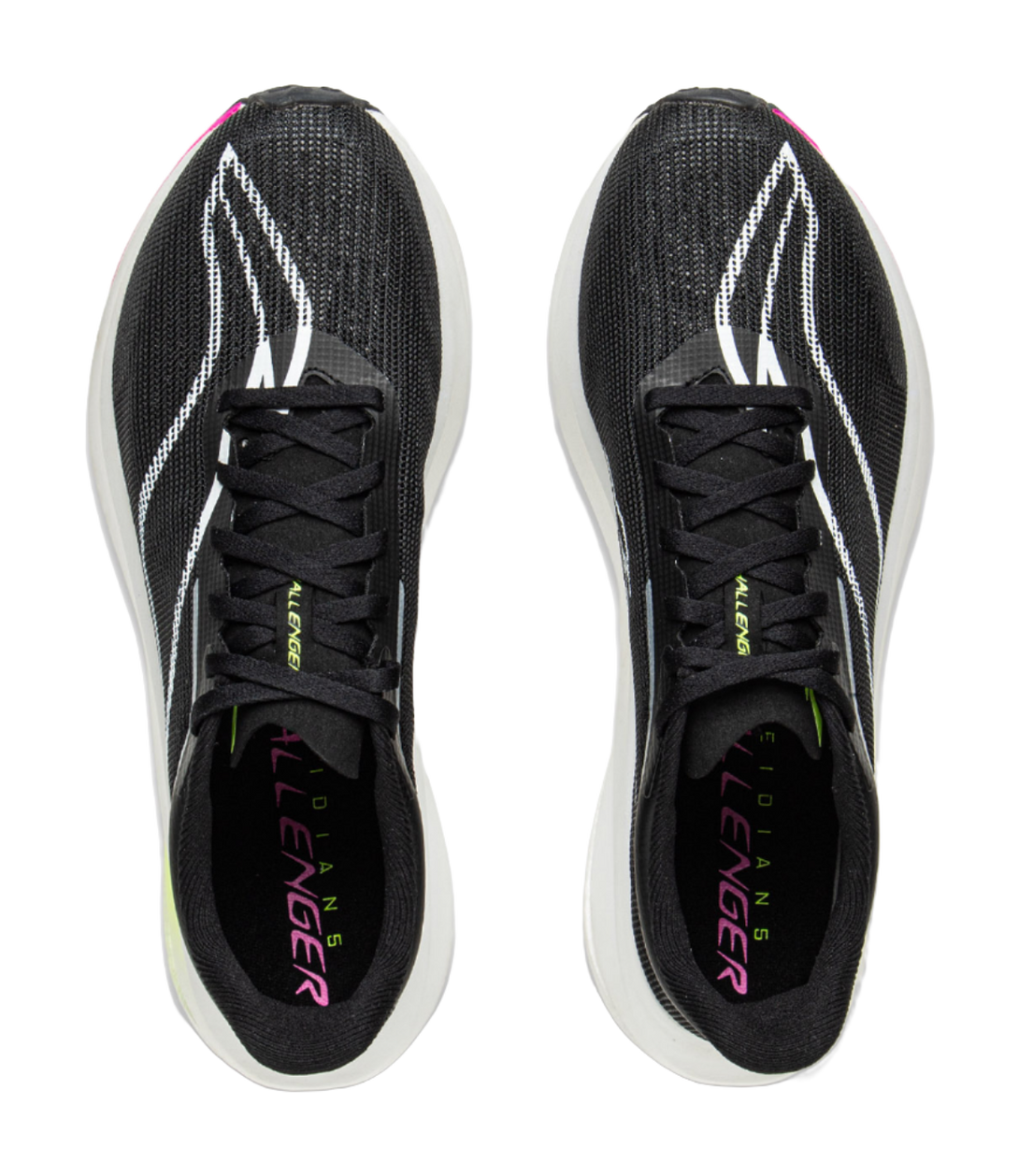 LiNing Flyer 5 Challenger Cushioned Slip-Resistant Rebound Low-Top Carbon Plate Running Shoes Women's Black 