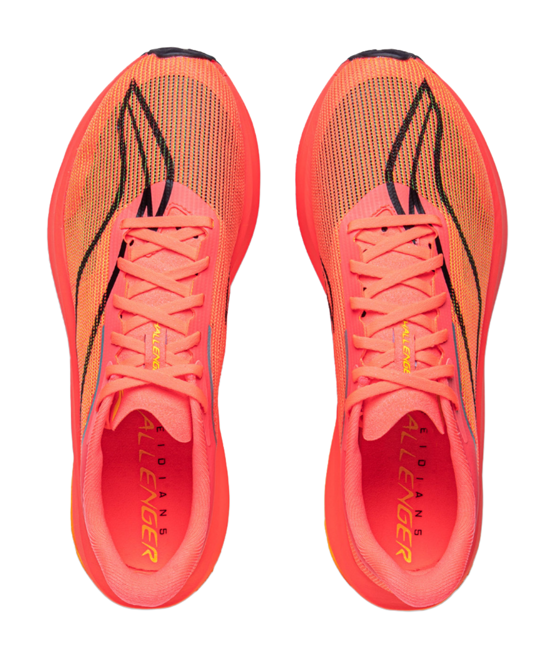 LiNing Flyer 5 Challenger Slip Resistant Breathable Low Top Carbon Plate Racing Running Shoes Men's Red 