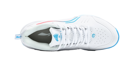 LiNing Flying Eagle Slip Resistant, Abrasion Resistant, Breathable Badminton Shoes Unisex White Blue 