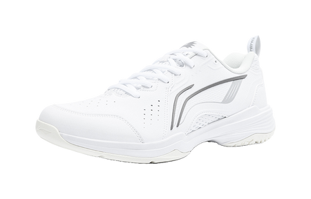 LiNing Flying Eagle Slip Resistant, Abrasion Resistant, Breathable Low top Badminton Shoes Unisex White 