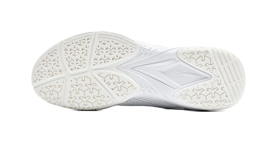 LiNing Flying Eagle Slip Resistant, Abrasion Resistant, Breathable Low top Badminton Shoes Unisex White 