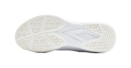LiNing Flying Eagle Slip Resistant, Abrasion Resistant, Breathable Low top Badminton Shoes Unisex White 