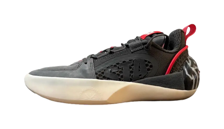 LiNing Full City 12 ENCORE Cushioning Wear-Resistant Low-Top Basketball Shoes Mens Gray Red  vjsneaker.com