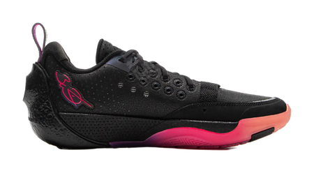 LiNing Full City 13 Cushioned Slip-Resistant Abrasion-Resistant Low-Top Basketball Shoes Mens Black Red  vjsneaker.com