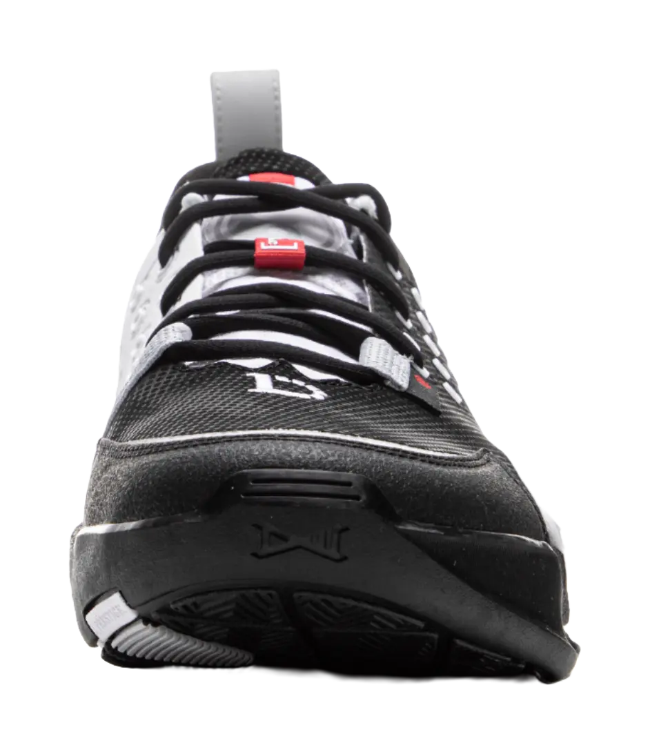 LiNing Full City 13 Cushioned Wear-Resistant Slip-Resistant Low-Top Basketball Shoes Mens Black White  vjsneaker.com