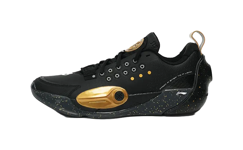 LiNing Full City 13 Cushioning Anti-Slip And Wear-Resistant Low-Top Basketball Shoes Mens Black  vjsneaker.com