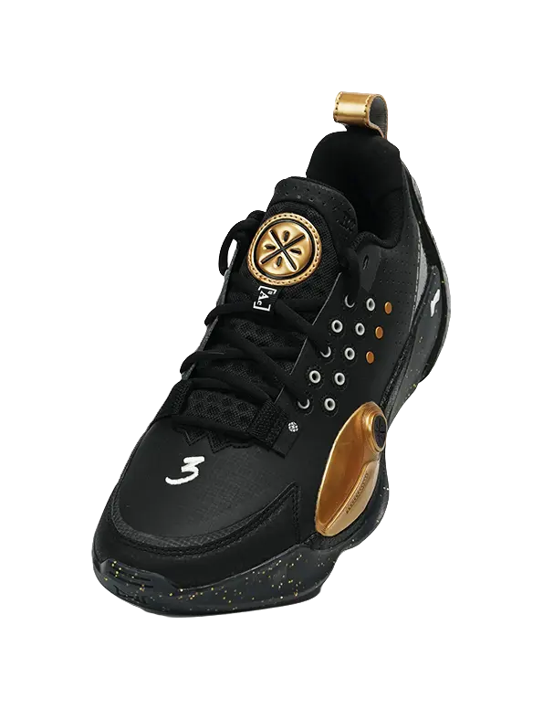 LiNing Full City 13 Cushioning Anti-Slip And Wear-Resistant Low-Top Basketball Shoes Mens Black  vjsneaker.com