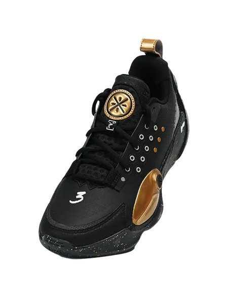 LiNing Full City 13 Cushioning Anti-Slip And Wear-Resistant Low-Top Basketball Shoes Mens Black  vjsneaker.com