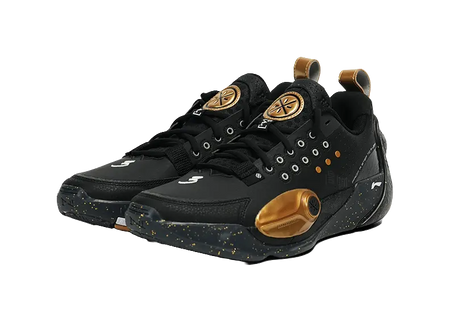 LiNing Full City 13 Cushioning Anti-Slip And Wear-Resistant Low-Top Basketball Shoes Mens Black  vjsneaker.com