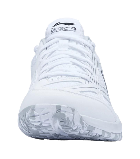 LiNing Gale LITE Slip Resistant Abrasion Resistant Low top Badminton Shoes Unisex Standard White Black 