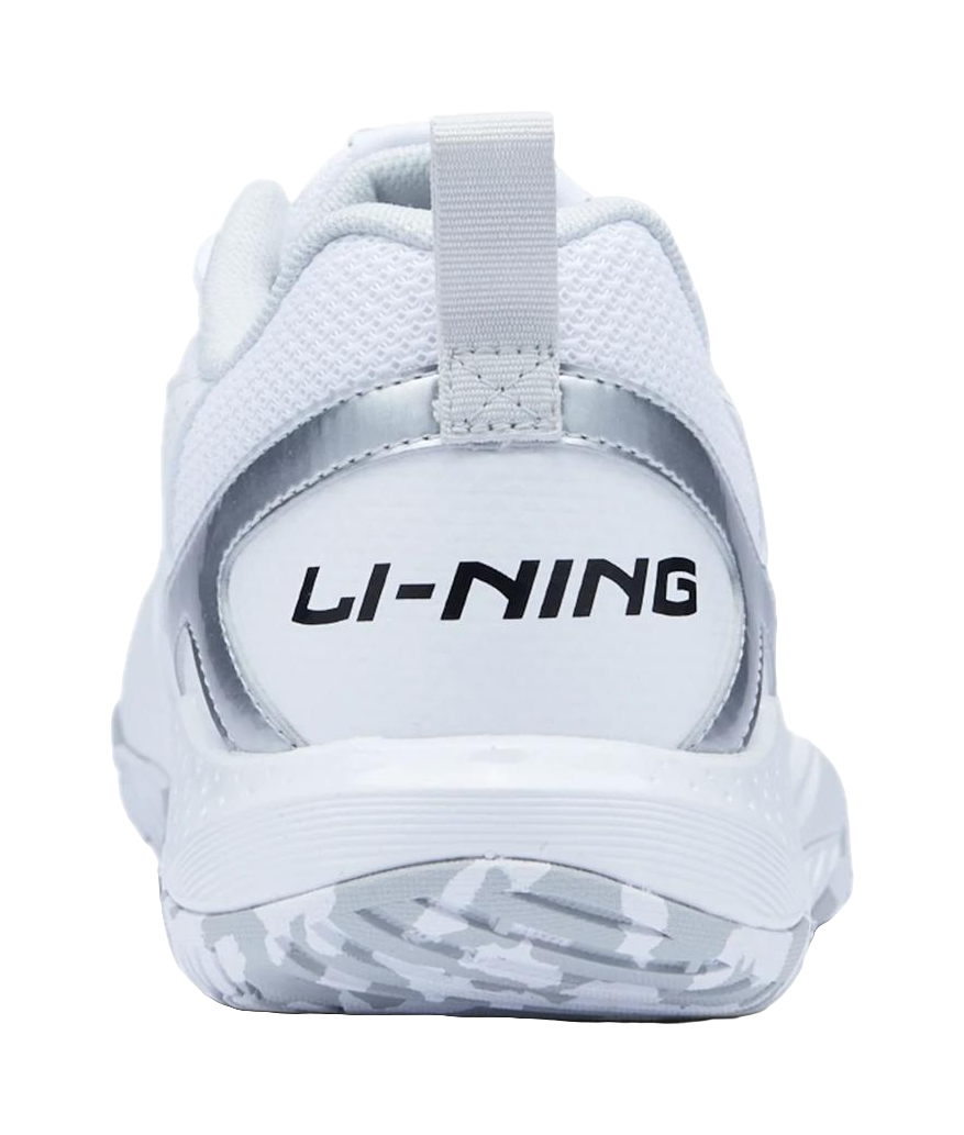 LiNing Gale LITE Slip Resistant Abrasion Resistant Low top Badminton Shoes Unisex Standard White Black 