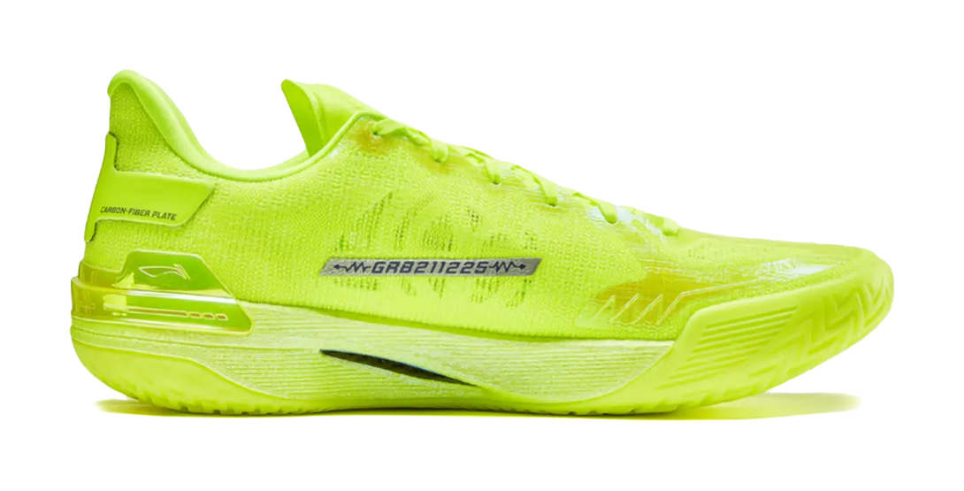 LiNing Gamma - Flame Basketball Shoes Mens Fluorescent Yellow Green 