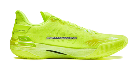 LiNing Gamma - Flame Basketball Shoes Mens Fluorescent Yellow Green 