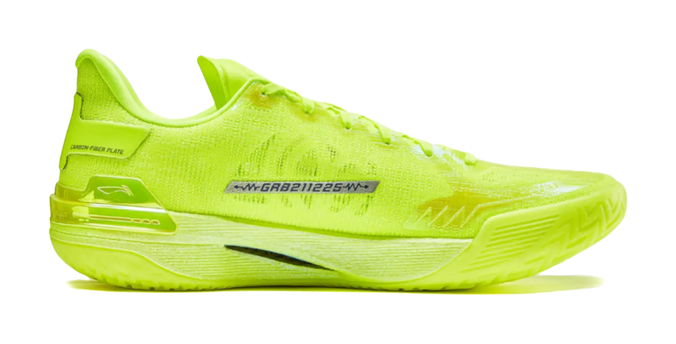 LiNing Gamma - Flame Basketball Shoes Mens Fluorescent Yellow Green 