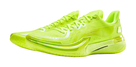 LiNing Gamma - Flame Basketball Shoes Mens Fluorescent Yellow Green 