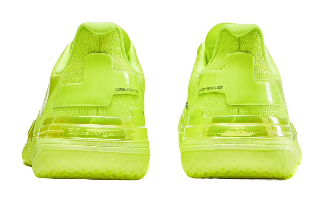 LiNing Gamma - Flame Basketball Shoes Mens Fluorescent Yellow Green 