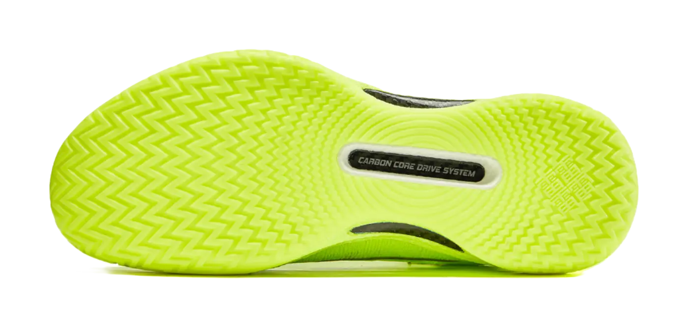 LiNing Gamma - Flame Basketball Shoes Mens Fluorescent Yellow Green 
