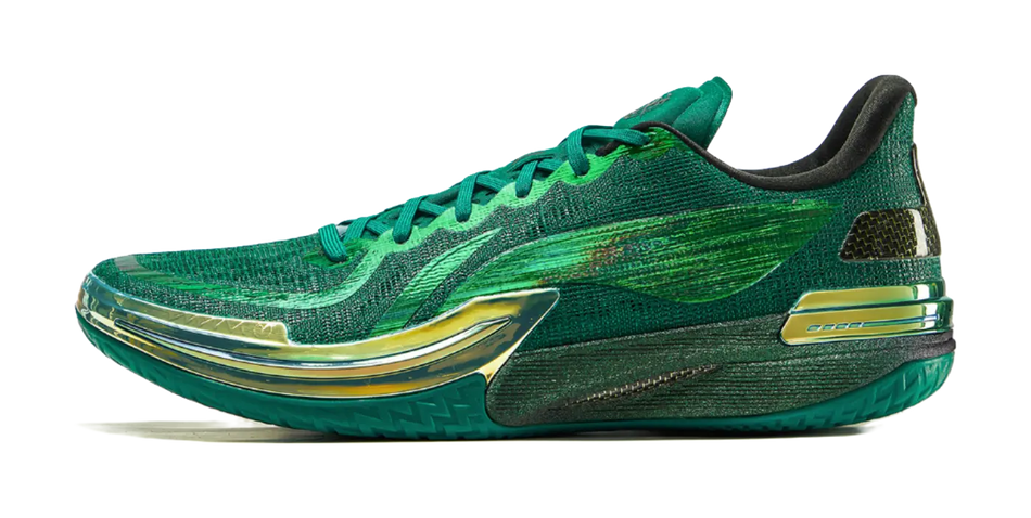 LiNing Gamma - Lightyear Basketball Shoes Men's Gold Green 