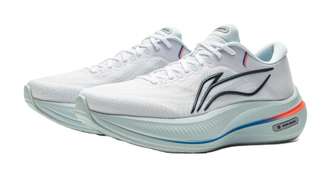 LiNing Height Increasing Cushioning And Abrasion Resistant Low Top Casual Running Shoes Men's Standard White 