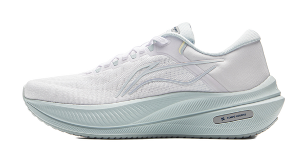 LiNing Height Increasing Cushioning And Abrasion Resistant Low Top Casual Running Shoes Women's Standard White 