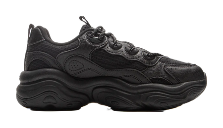 LiNing Honey Cushioning, Slip Resistant, Abrasion Resistant Support Low top Chunky Sneakers Women's Black  VJSNEAKER