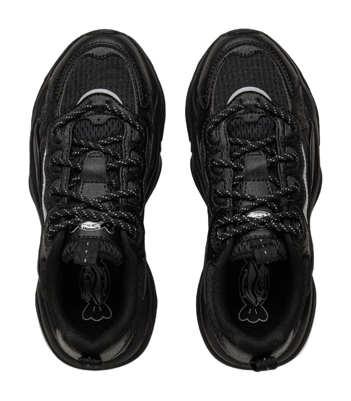 LiNing Honey Cushioning, Slip Resistant, Abrasion Resistant Support Low top Chunky Sneakers Women's Black  VJSNEAKER