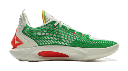 LiNing JB3 Coverage Anti Rollover Low Top Basketball Shoes Mens White Blue Red  vjsneaker.com