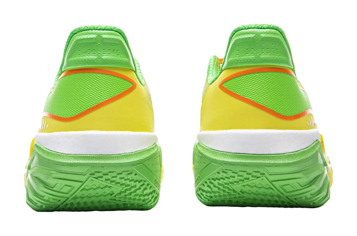 LiNing Jie Ao 2 Cushioning Anti Slip And Wear Resistant Rebound Low Top Outdoor Basketball Shoes Mens Yellow Green  vjsneaker.com