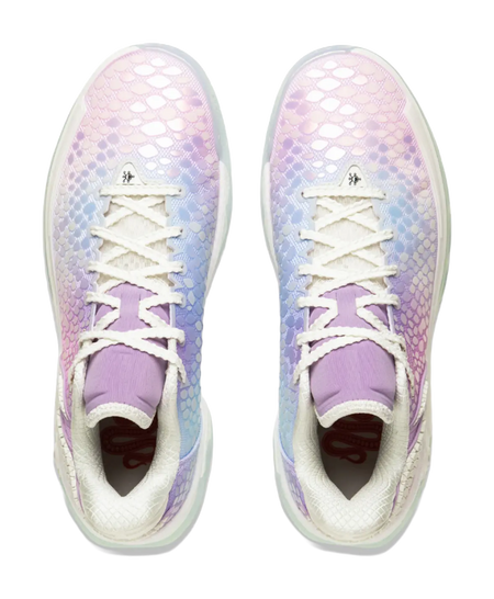 LiNing Jie Ao 2 Slip Resistant And Abrasion Resistant Grip Low Top Basketball Shoes Mens White Purple  vjsneaker.com