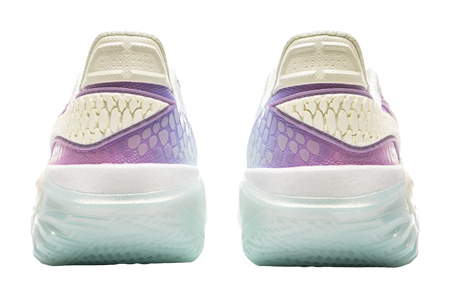 LiNing Jie Ao 2 Slip Resistant And Abrasion Resistant Grip Low Top Basketball Shoes Mens White Purple  vjsneaker.com