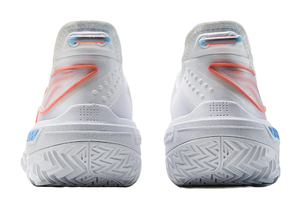 LiNing Jie Ao White Flame Cushioned Slip Resistant Abrasion Resistant Low Top Basketball Shoes Mens Standard White  vjsneaker.com