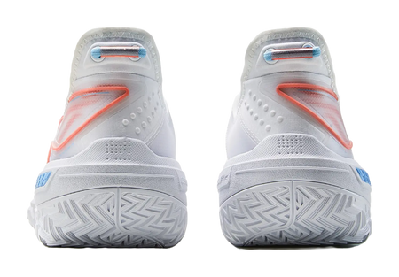 LiNing Jie Ao White Flame Cushioned Slip Resistant Abrasion Resistant Low Top Basketball Shoes Mens Standard White  vjsneaker.com