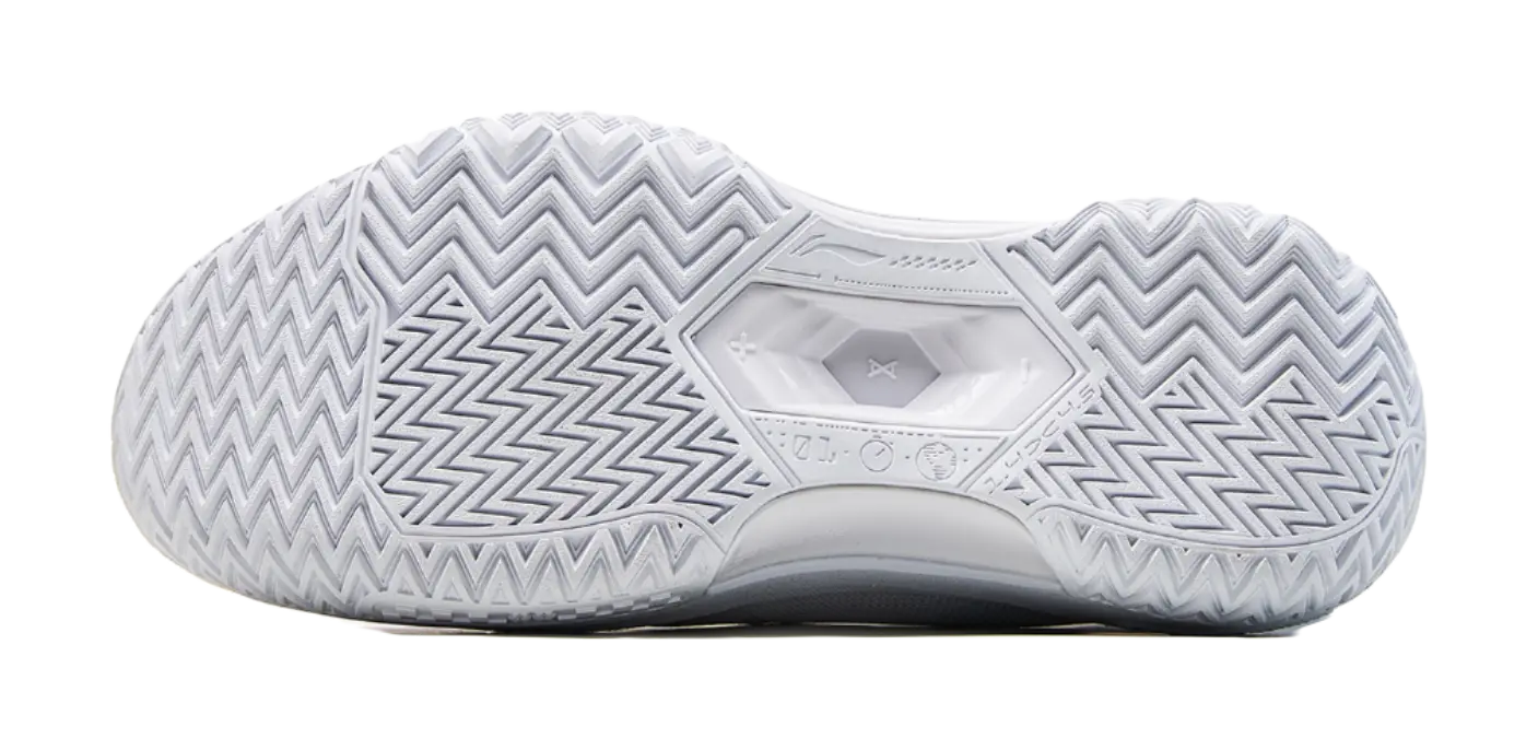 LiNing Jie Ao White Flame Cushioned Slip Resistant Abrasion Resistant Low Top Basketball Shoes Mens Standard White  vjsneaker.com